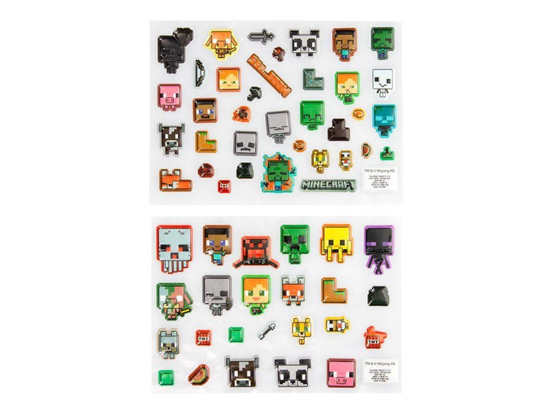 Paladone - Minecraft Puffy Gadget Decals - Aufkleber