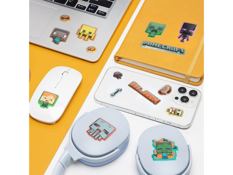 Paladone - Minecraft Puffy Gadget Decals - Aufkleber