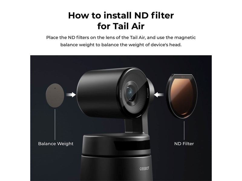 Obsbot Tail Air ND filter