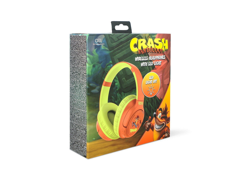 OTL Crash Bandicoot Wireless Headphones with LED light