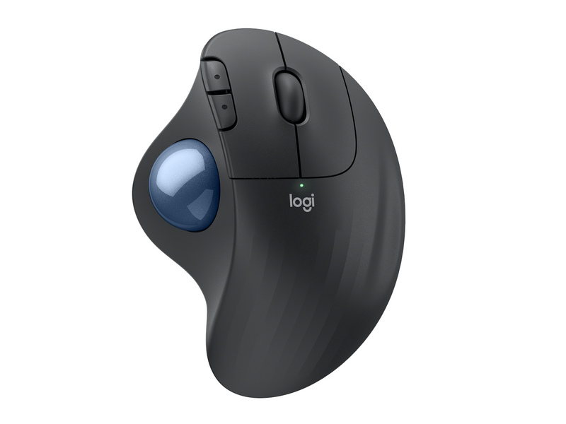 Logitech Ergo M575s - Graphite - Ergonomische Maus (Schwarz)