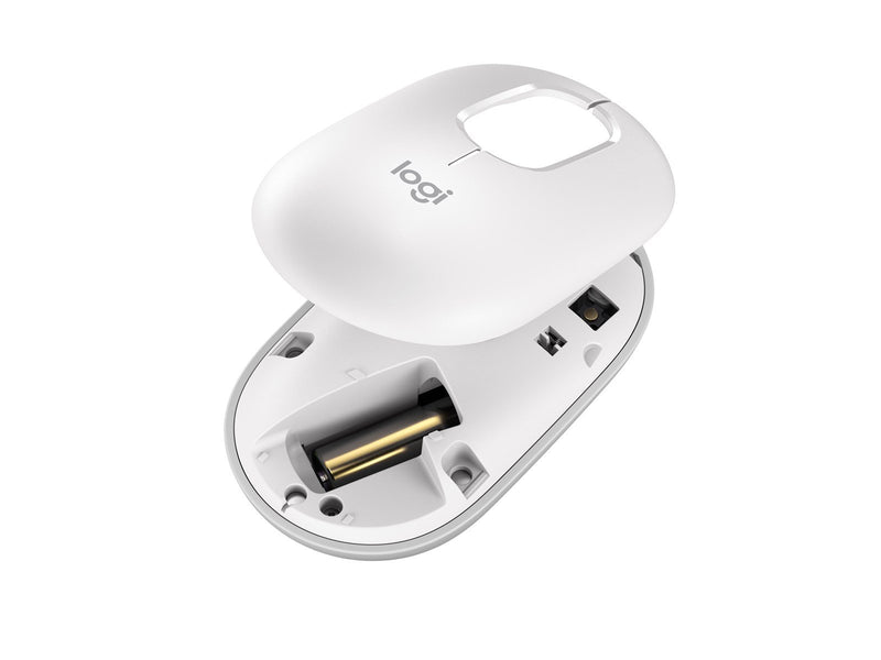 Logitech POP Mouse with Emoji - Off-White - Maus (Weiß)