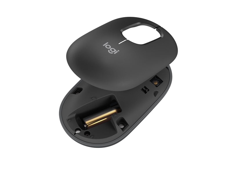 Logitech POP Mouse with Emoji - Graphite - Maus (Schwarz)