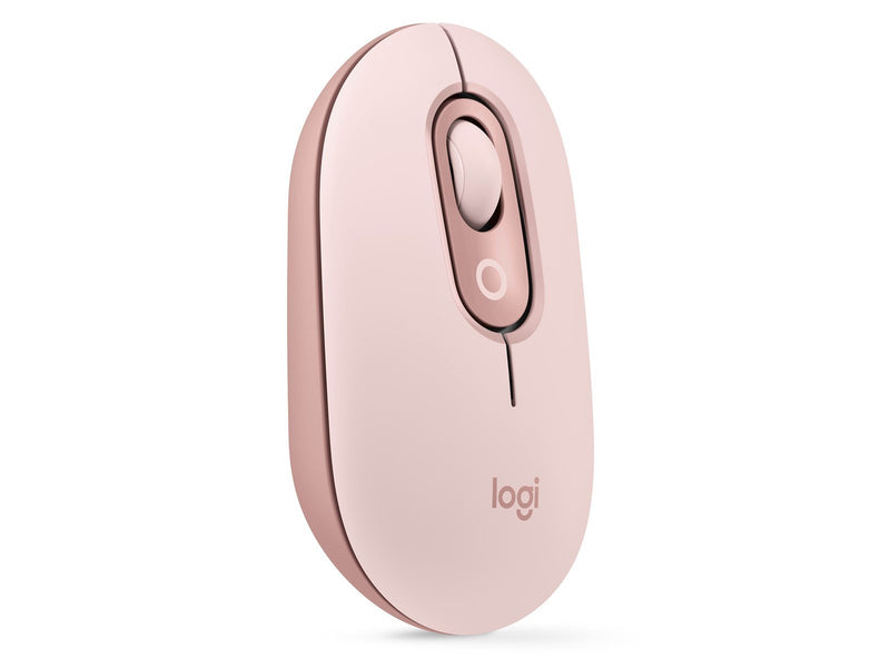 Logitech POP Mouse with Emoji - Rose - Maus (Pink)