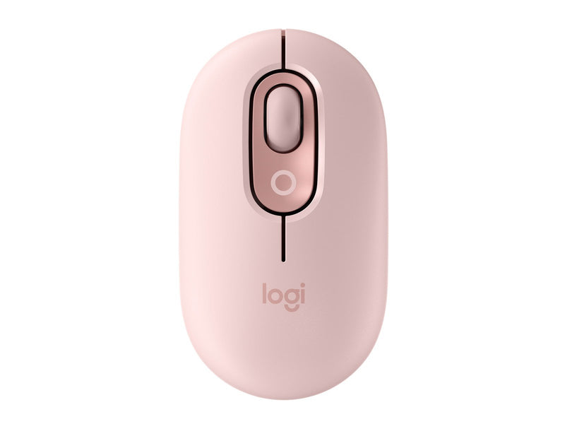 Logitech POP Mouse with Emoji - Rose - Maus (Pink)