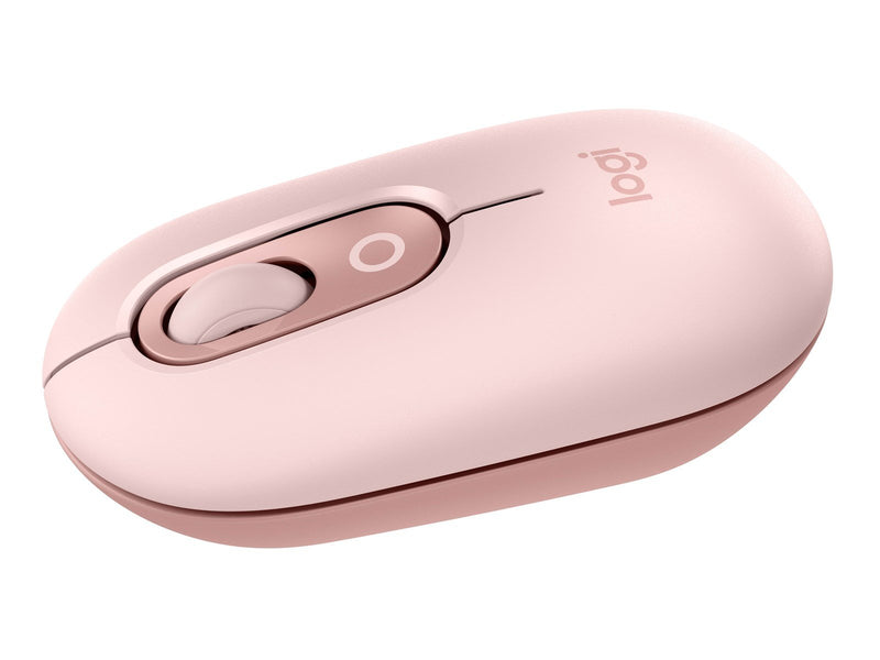 Logitech POP Mouse with Emoji - Rose - Maus (Pink)