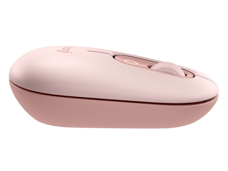 Logitech POP Mouse with Emoji - Rose - Maus (Pink)
