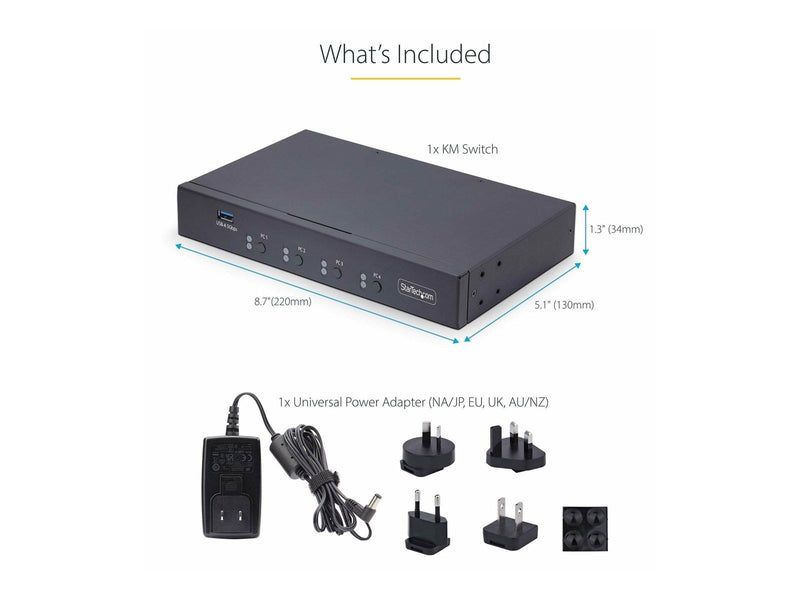 StarTech.com P4A20132-KM-SWITCH