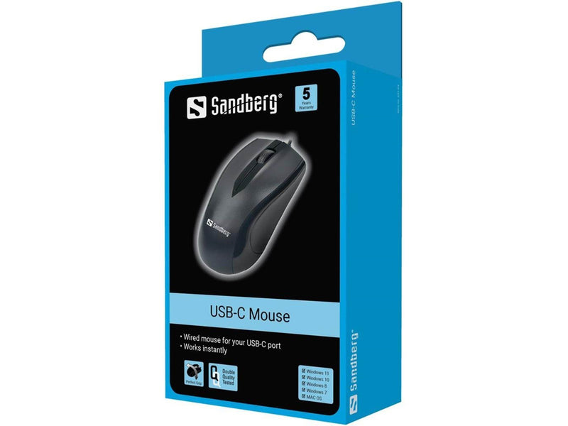 Sandberg USB-C Mouse - (Schwarz)