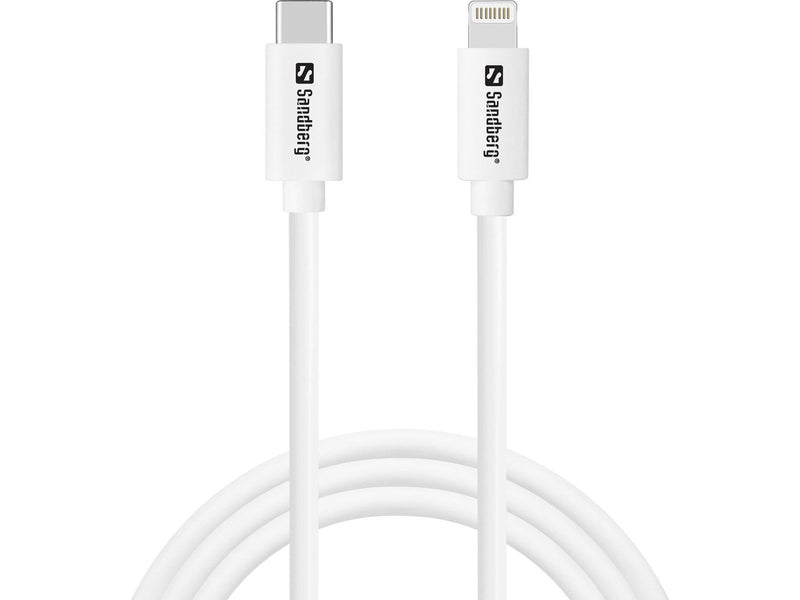 Sandberg 20W USB-C Charger (Includes USB-C to Lightning Cable - 1m)