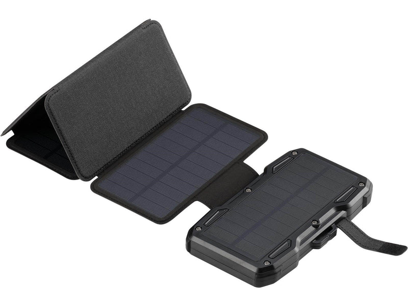 Sandberg Solar 5-Panel Powerbank 10000 Powerbank (Akku) - schwarz - 10000 mAh