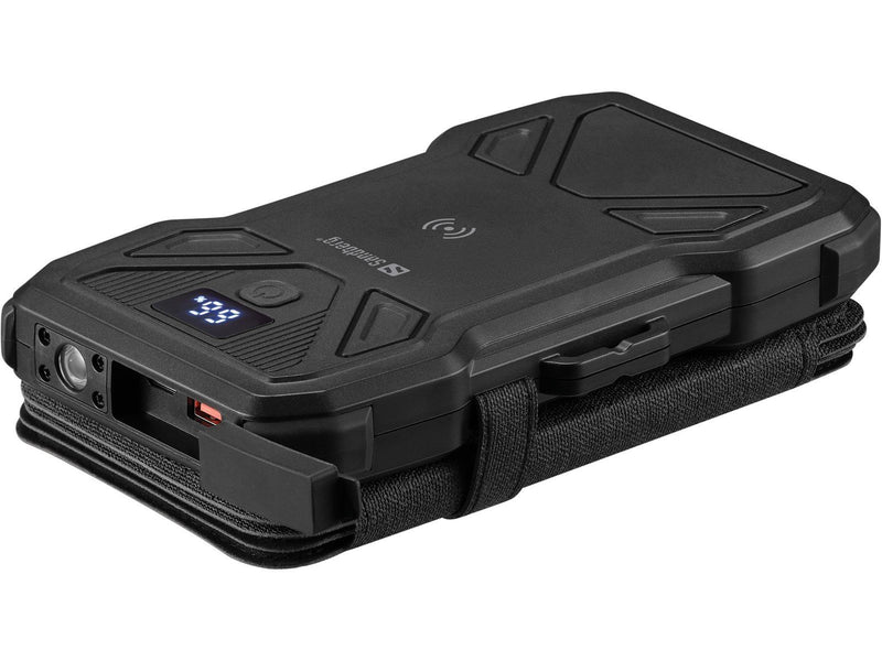 Sandberg Solar 5-Panel Powerbank 10000 Powerbank (Akku) - schwarz - 10000 mAh