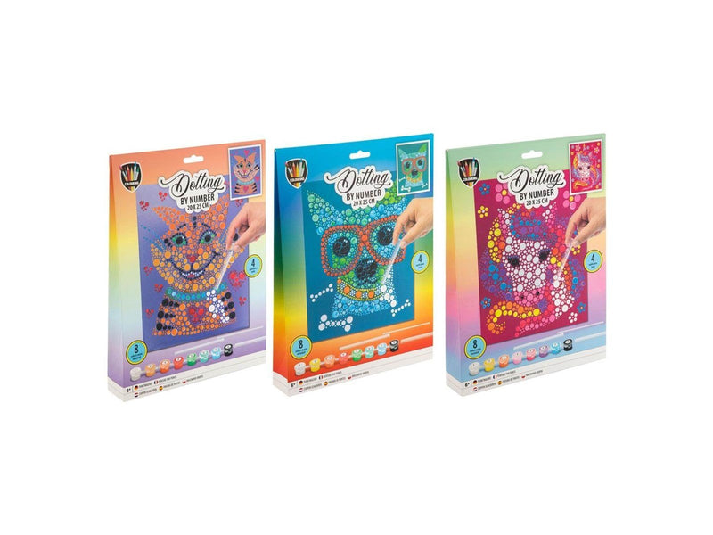 Grafix Dots Painting by Numbers Animal