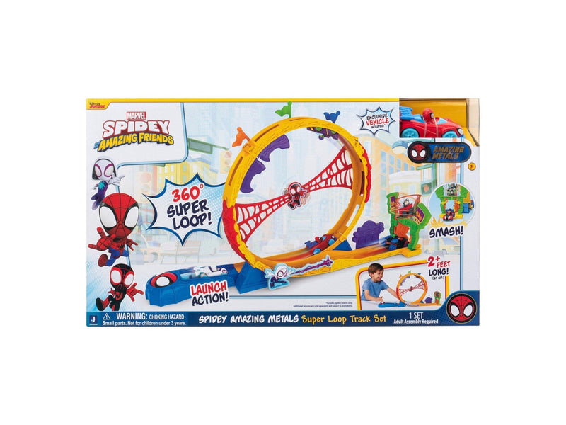 Spidey and His Amazing Friends  AMAZING METALS SUPER LOOP TRACK SET