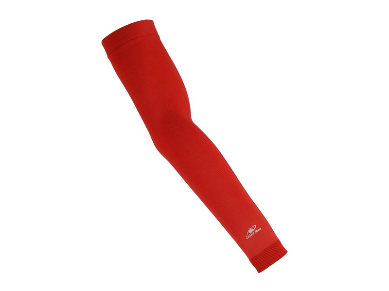 Lizard Skins Knit Arm Sleeve - Crimson Red - YL/YXL - Arm Sleeve