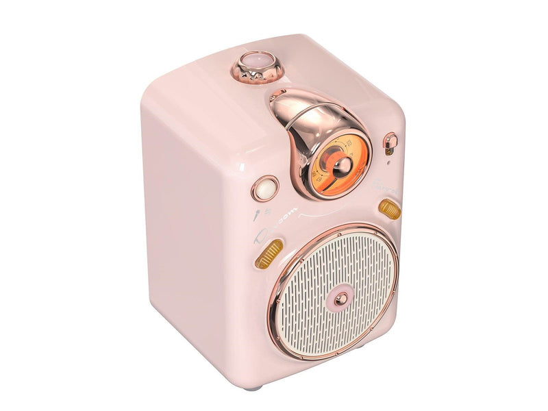 Divoom Fairy-OK Retro Mini Karaoke Speaker - Pink