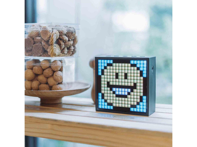 Divoom - Timebox-Evo Pixel Art Speaker 16x16 DIY LED Display Alarm Clock Box - Wecker