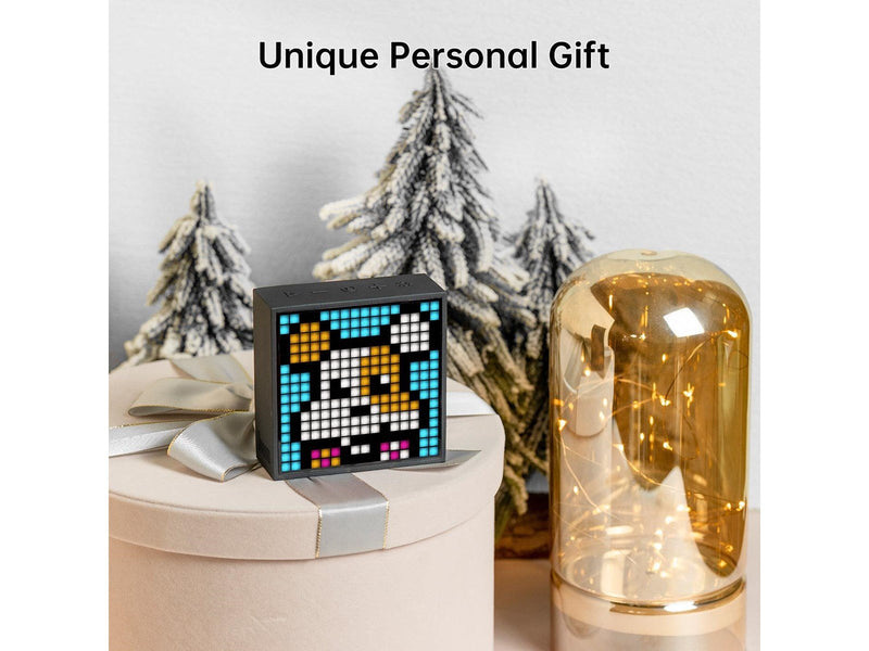 Divoom - Timebox-Evo Pixel Art Speaker 16x16 DIY LED Display Alarm Clock Box - Wecker