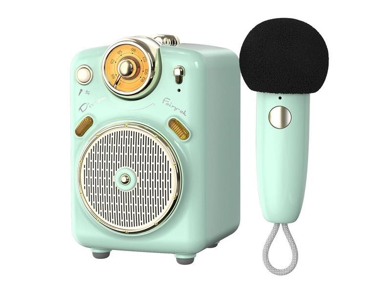 Divoom Fairy-OK Retro Mini Karaoke Speaker - Green