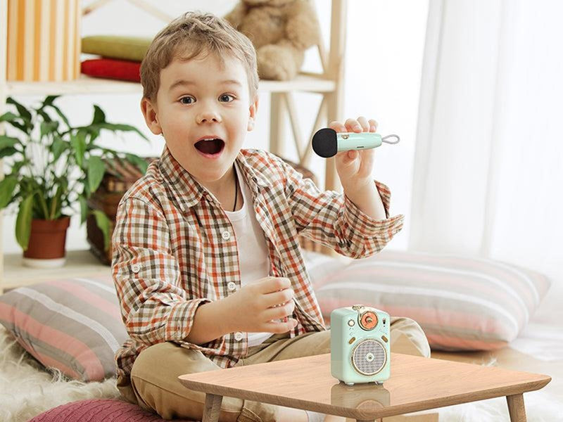 Divoom Fairy-OK Retro Mini Karaoke Speaker - Green