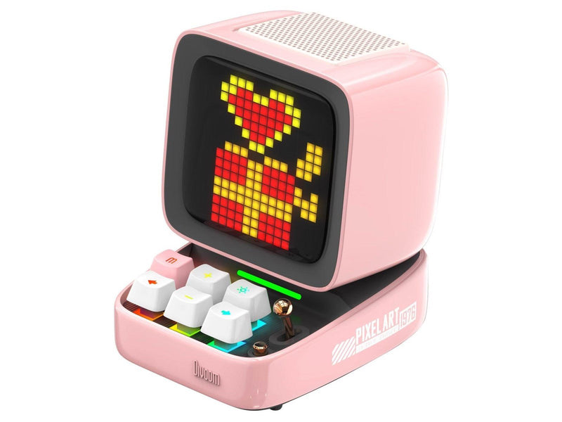 Divoom Ditoo-Pro Retro Pixel Art Bluetooth Speaker - Pink