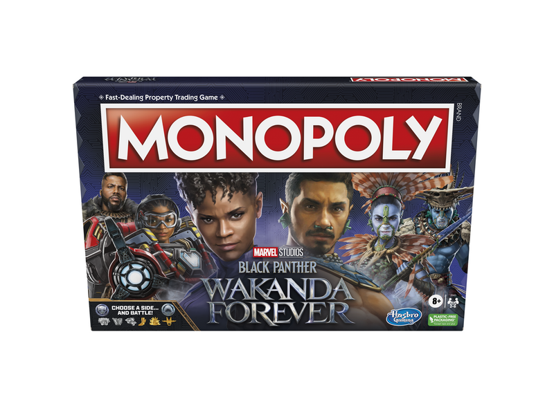 Hasbro Monopoly: Marvel Studios' Black Panther: Wakanda Forever Edition Board Game