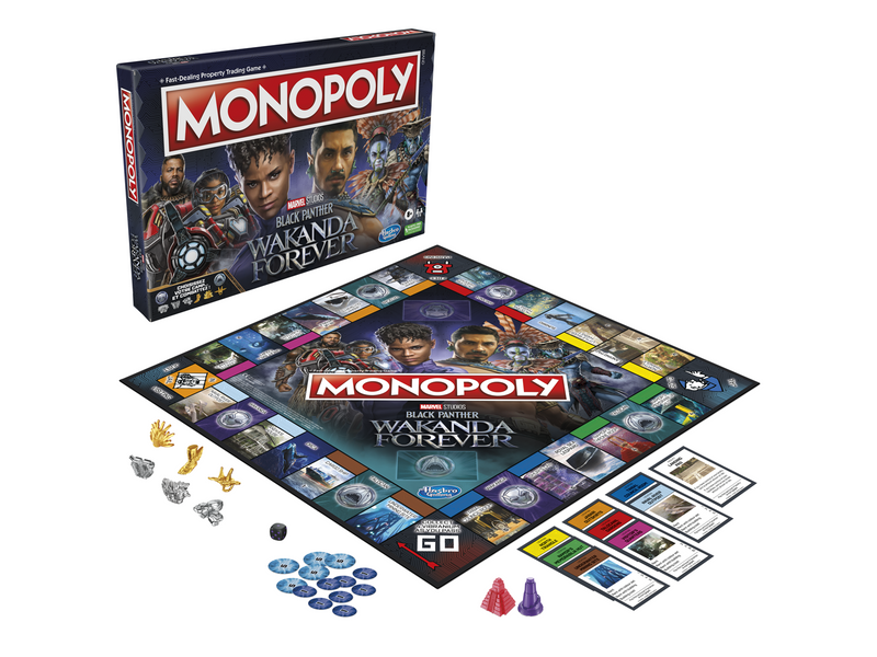 Hasbro Monopoly: Marvel Studios' Black Panther: Wakanda Forever Edition Board Game