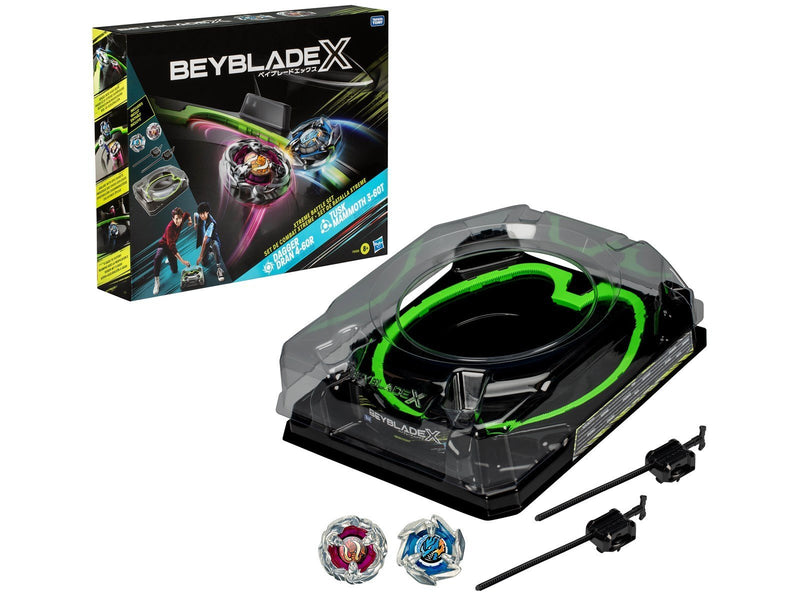 Beyblade X Xtreme Battle Set with Beystadium 2 Right-Spinning Top Toys and 2 Launchers