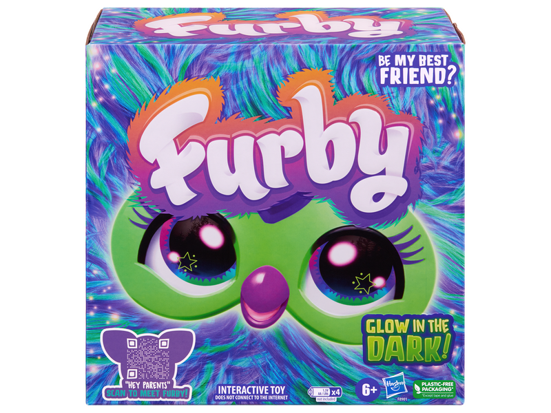 Furby Galaxy Glow in the Dark Interactive Plush Toy 15 cm