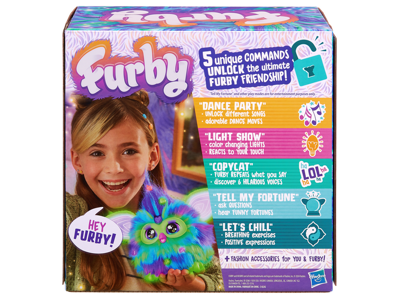 Furby Galaxy Glow in the Dark Interactive Plush Toy 15 cm