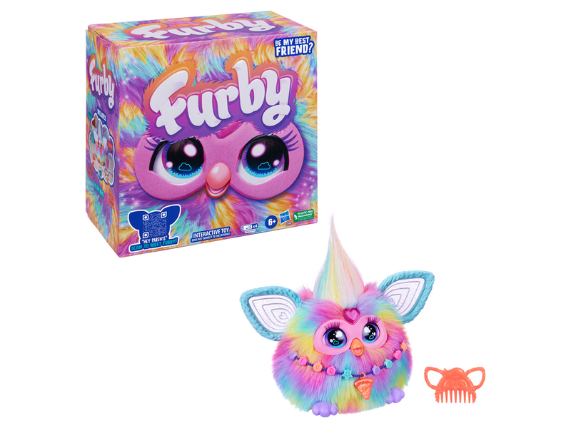 Furby Tie Dye Plush 15 cm