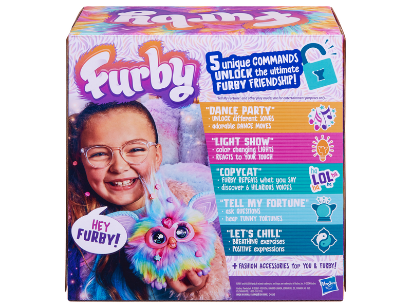 Furby Tie Dye Plush 15 cm