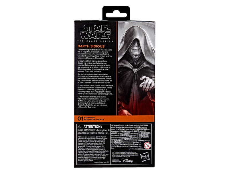 Star Wars The Black Series Darth Sidious 15 cm