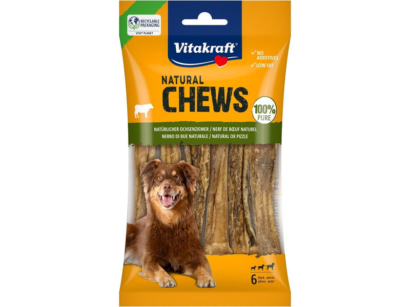 Vitakraft - CHEWS cut ox pizzle for dogs 6pcs (58288)