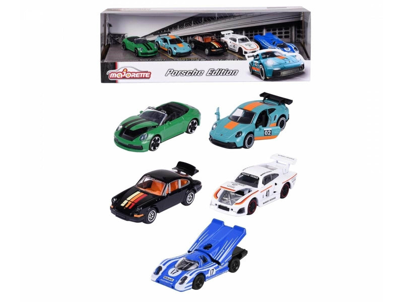 Majorette Porsche Edition 5 Pieces Giftpack
