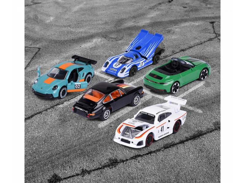 Majorette Porsche Edition 5 Pieces Giftpack