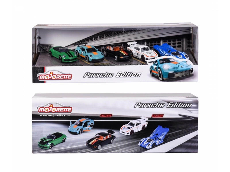 Majorette Porsche Edition 5 Pieces Giftpack