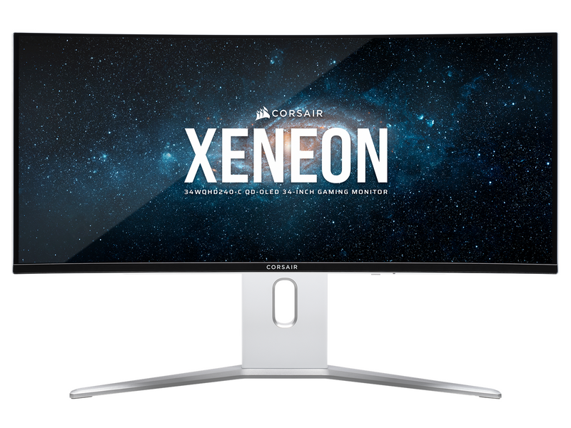 34" Corsair Xeneon 34WQHD240-C - 3440x1440 (WQHD) | 240Hz | QD-OLED | 15W USB-C | Curved