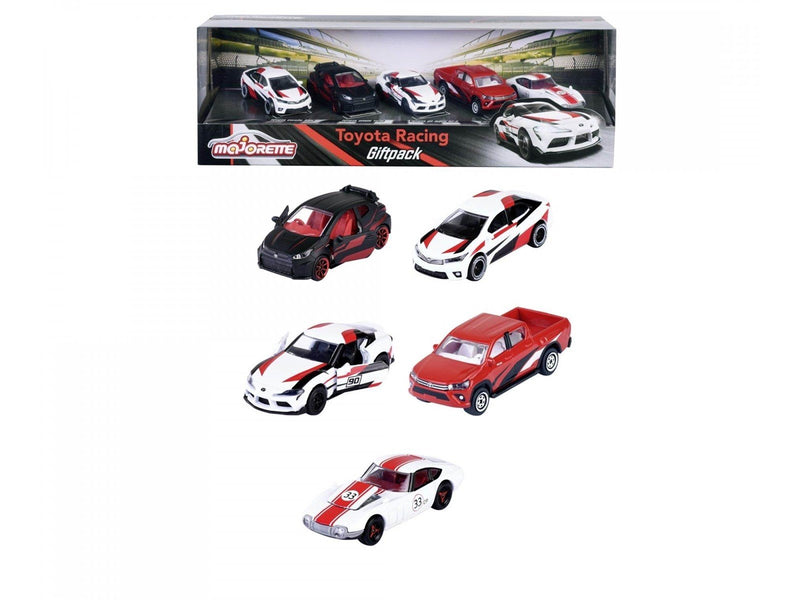 Majorette Toyota Racing 5 Pieces Giftpack