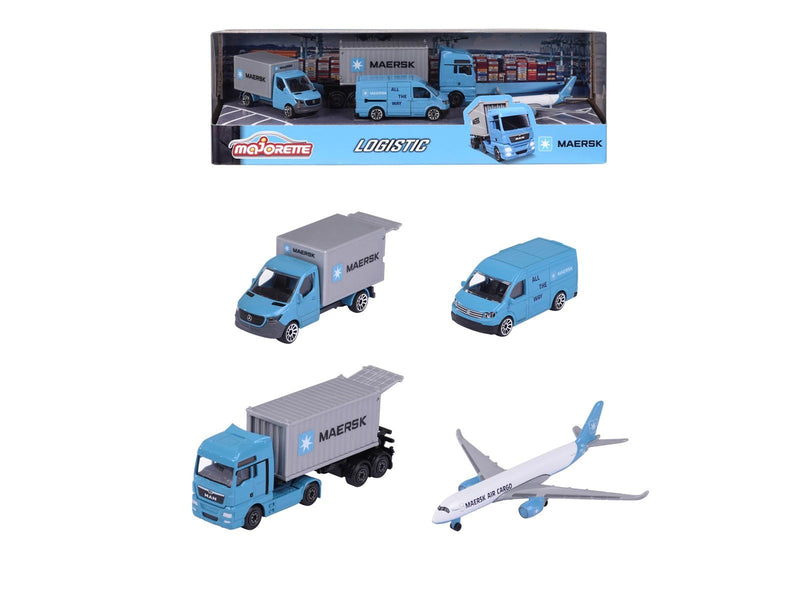 Majorette MAERSK 4 Pieces Giftpack