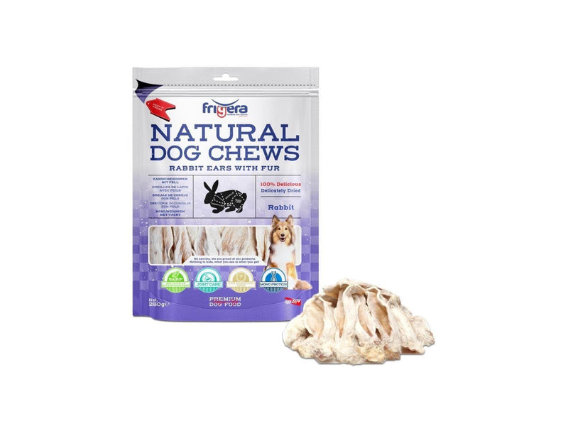 Frigera - Dog Chews Rabbit ears with fur 250 g - (402285861849)
