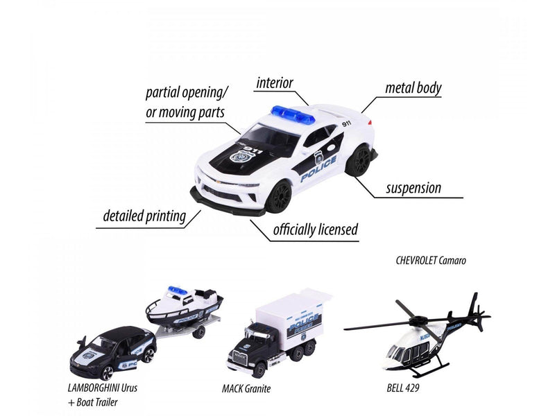 Majorette Police Force 4 Pieces Giftpack
