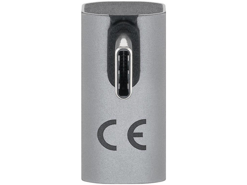 Pro USB-C - USB4 - 90° rotated - adapter - silver