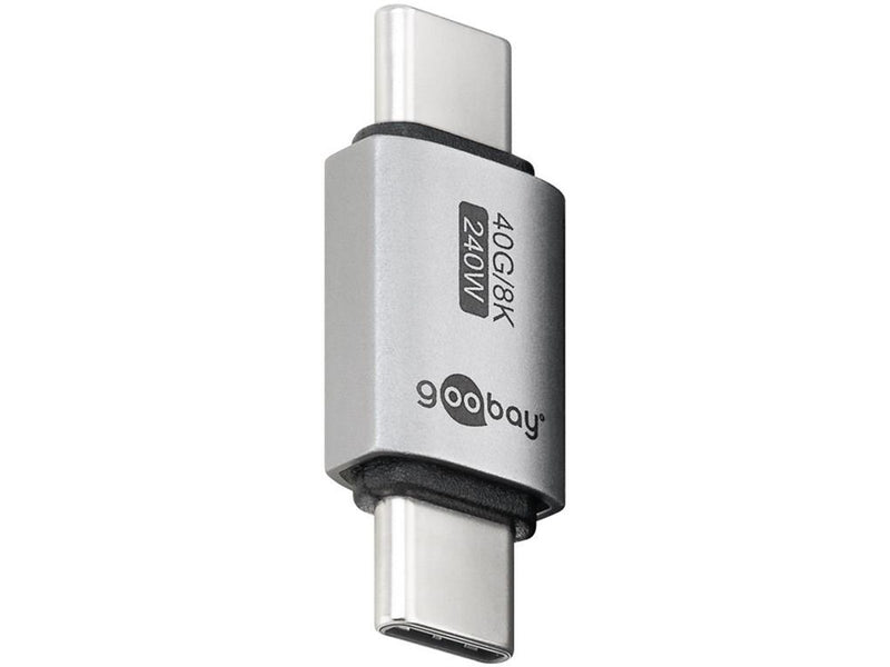 Pro USB-C - USB4 - Straight - adapter - silver