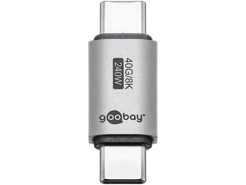 Pro USB-C - USB4 - Straight - adapter - silver