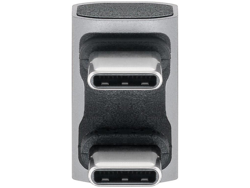 Pro USB-C - USB4 - 180° U-Shape - adapter - silver