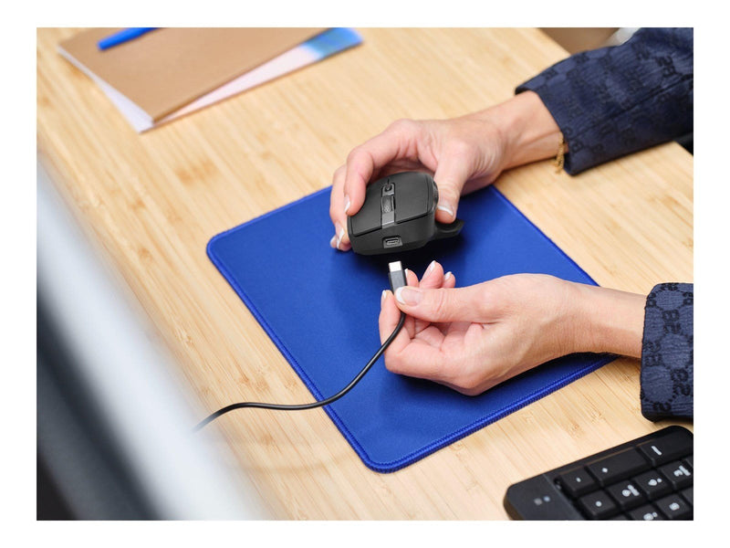 Trust Ozaa+ - mouse - multi-device - Bluetooth 2.4 GHz - black - Maus (Schwarz)