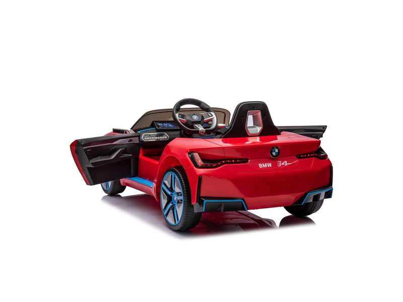Nordic Play Electric Car BMW I4 4x12V motors EVA wheels PU leather seat