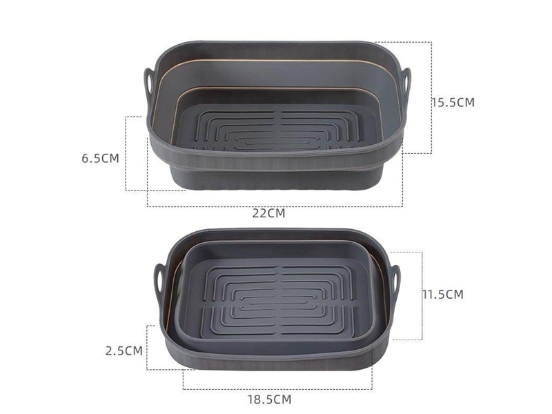 Scandinavian Collection - Airfryer silicone moulds rectangular