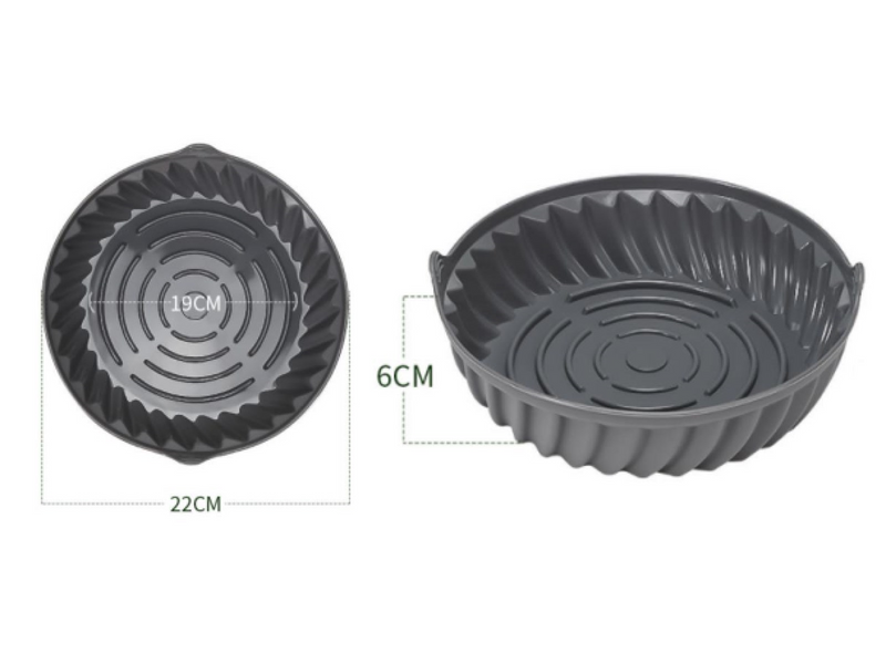 Scandinavian Collection - Airfryer silicone moulds round Ø22cm